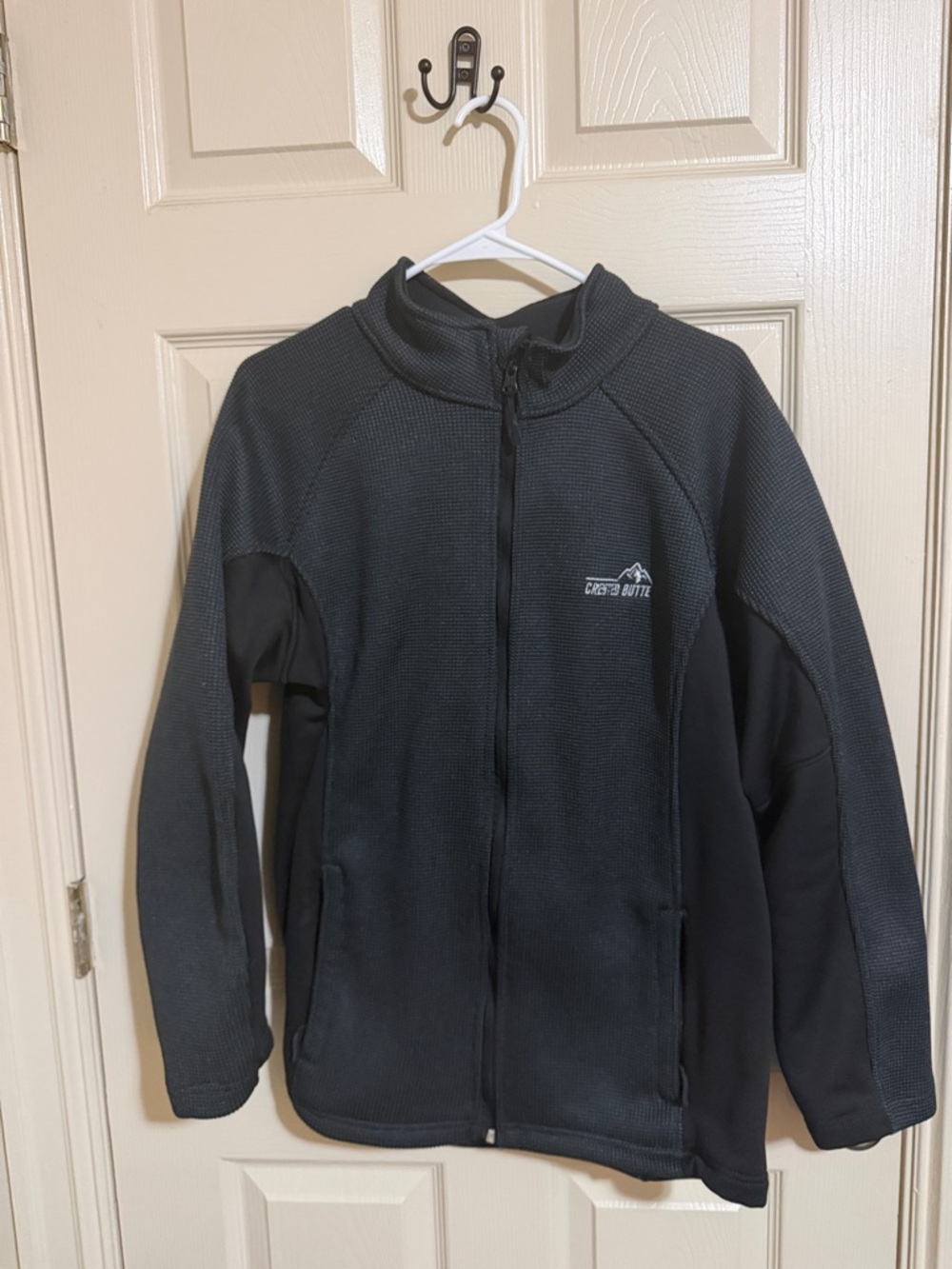 Vintage Renegade Club Crested Butte Black Zip-Up Jacket - Men’s Size Large